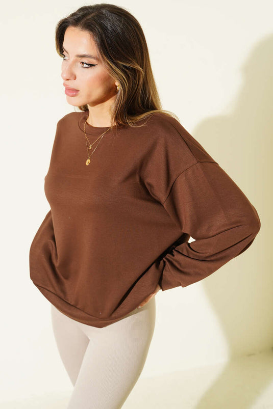 Loyşa Salaş Sweatshirt Kahve