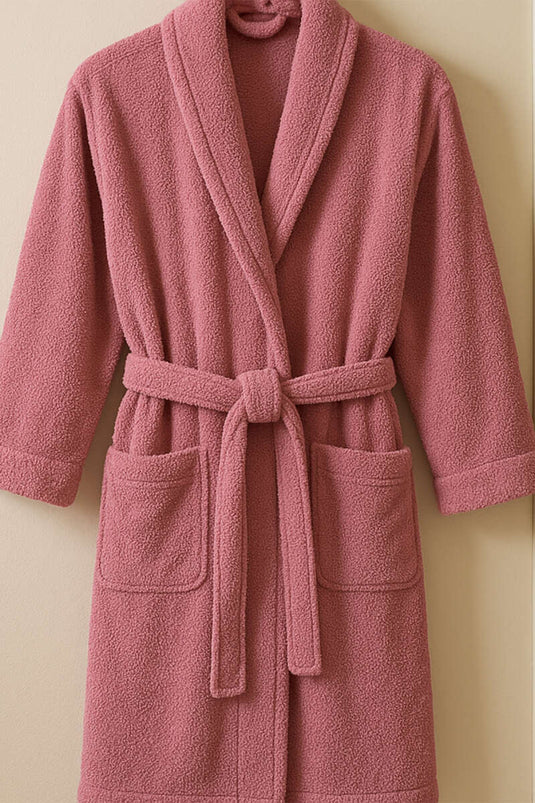 Luxury Bathrobe Dusty Rose