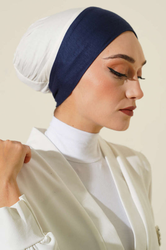 Lüx Kaymaz Badana Bone Lacivert