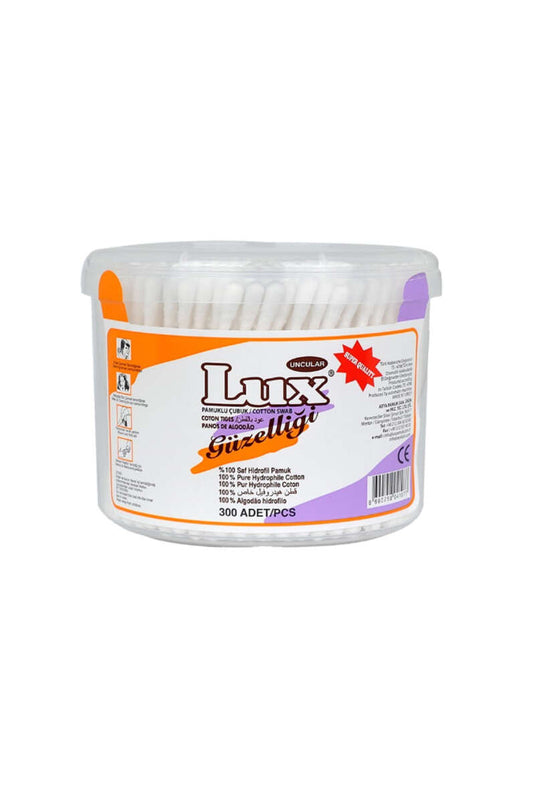 أعواد قطنية فاخرة (عبوة من 300 قطعة)