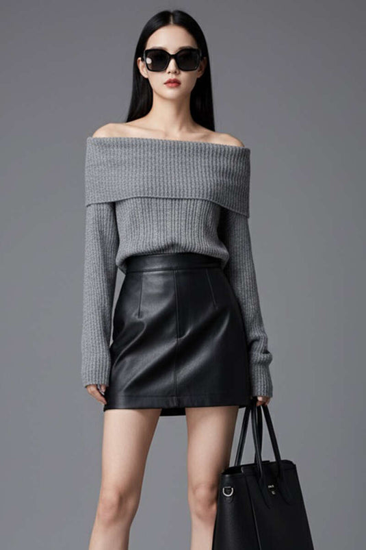 Madonna Yaka Triko Kazak Grey