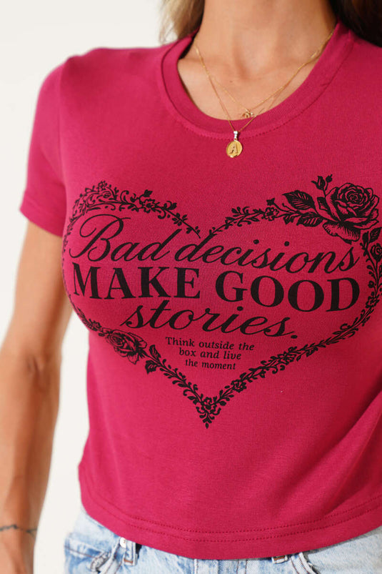 Make Good Printed Crop Cherry