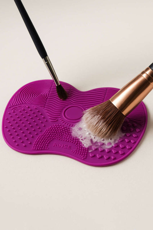 Assortiment De Pinceaux De Maquillage En Silicone Pour Le Nettoyage