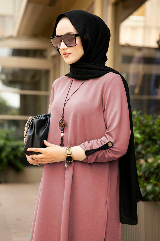 Costume Hijab Magnolia 3 Pièces 100MD-10399 Poudre