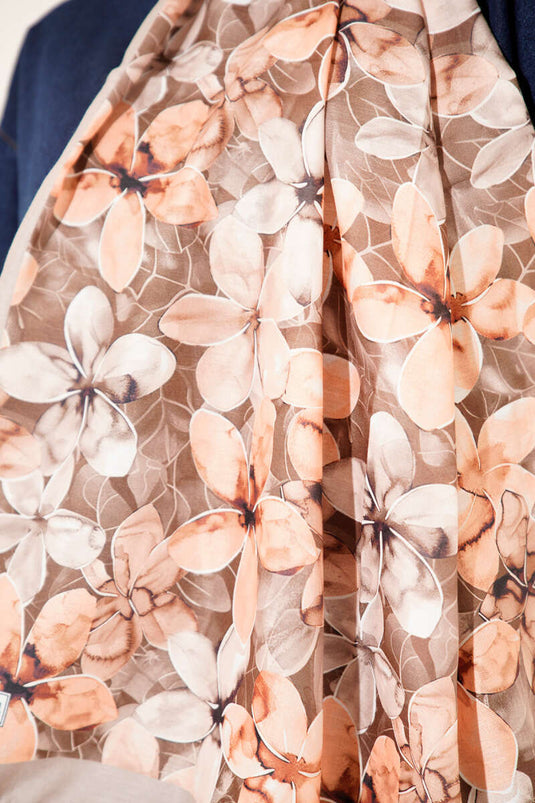 Manolya Pañuelo Estampado Camello