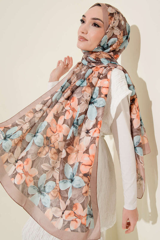 Manolya Pañuelo Estampado Latte