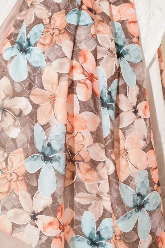 Manolya Pañuelo Estampado Latte