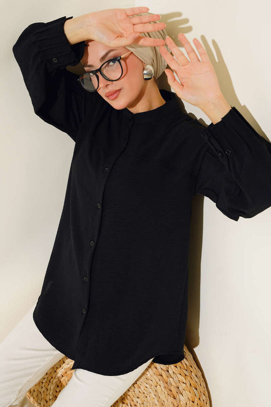 الكفة مجمعة سترة سوداء