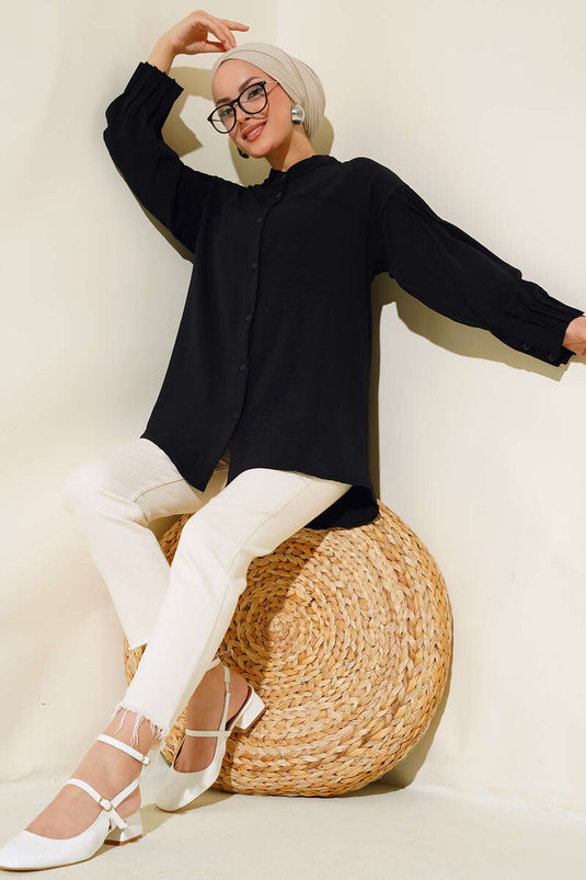 الكفة مجمعة سترة سوداء