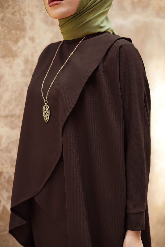 Combinaison Double Jupe et Tunique MDI Marron