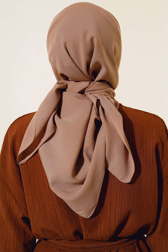 Medine İpeği Eşarp Bronz