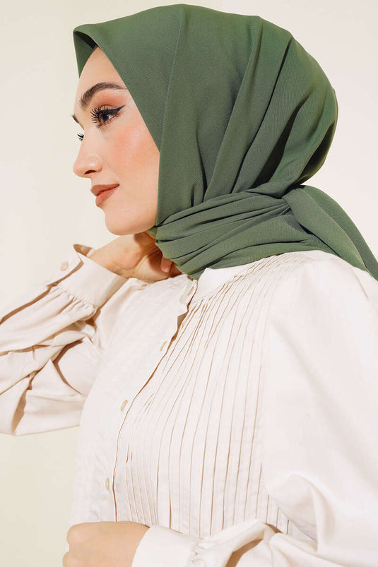 Medine İpeği Eşarp Çağla Yeşili