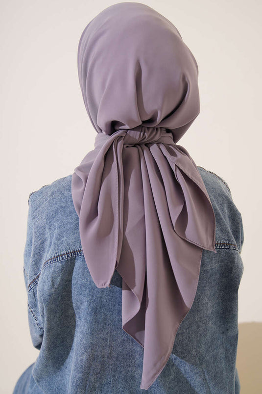 Medina Zijden Sjaal Grijs