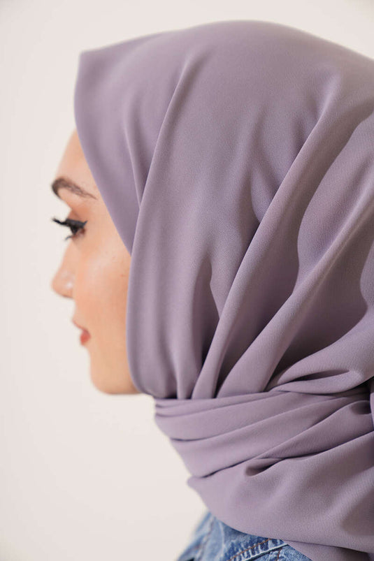 Medina Zijden Sjaal Grijs