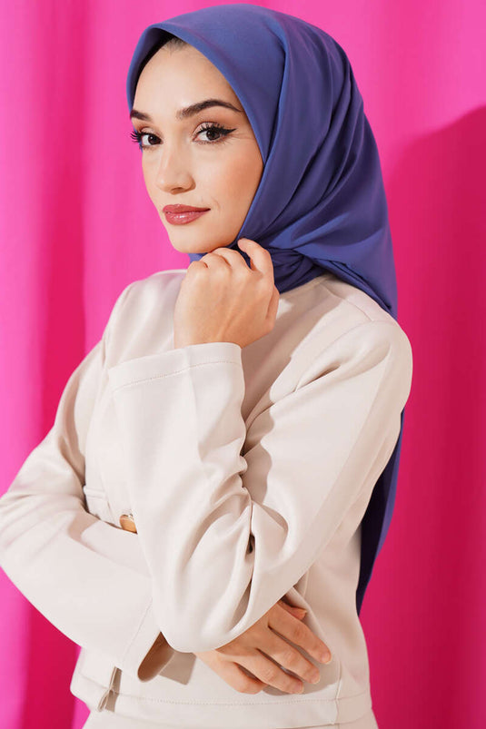 Medina Silk Scarf Indigo