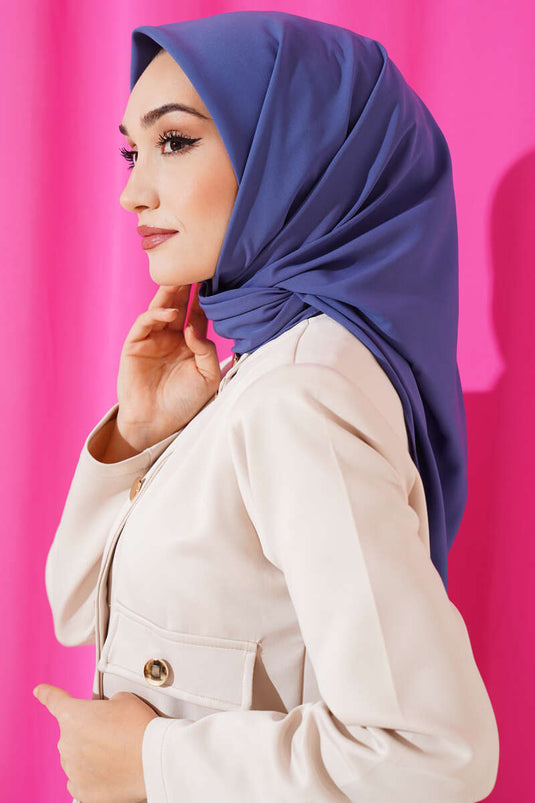 Medina Silk Scarf Indigo