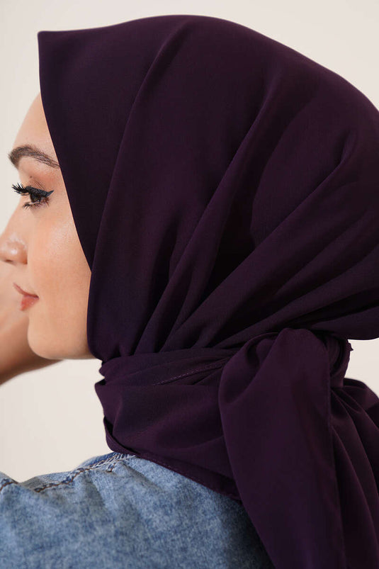 Medina Silk Scarf Purple