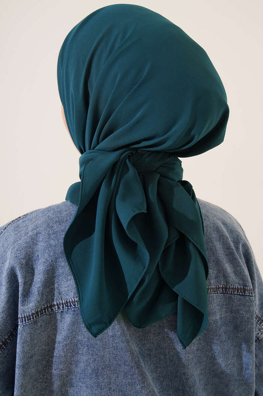 Medina Silk Scarf Green
