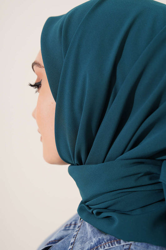 Medina Silk Scarf Green