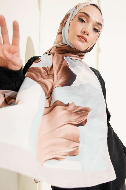 Coral Pattern Shawl Stone