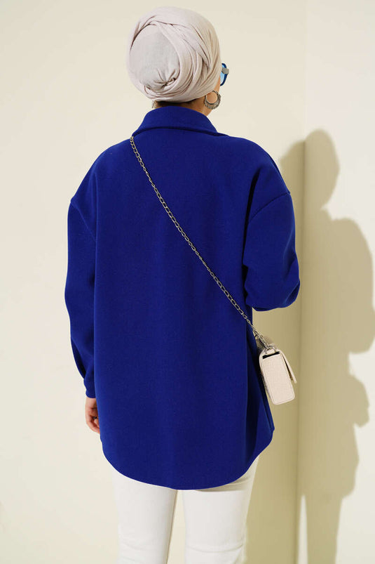 Metal Snap Button Jacket (Saks)