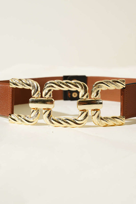 Metal Tokalı Kemer Taba