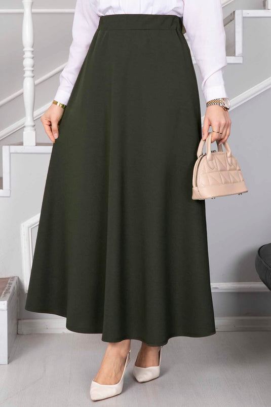 Mevlana Tesettür Etek Haki