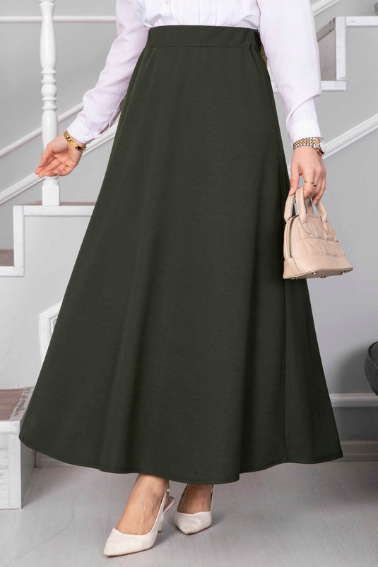 Mevlana Tesettür Etek Haki