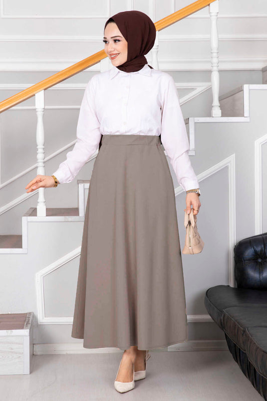 Mevlana Hijab Skirt Stone