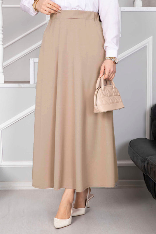 Mevlana Covered Skirt Mink