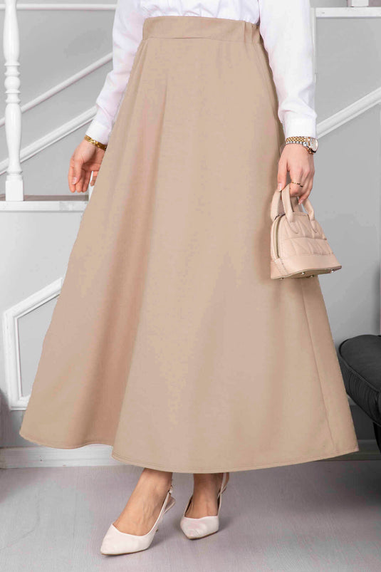 Mevlana Covered Skirt Mink