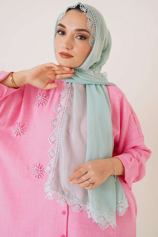 Mawlid Shawl - Mint