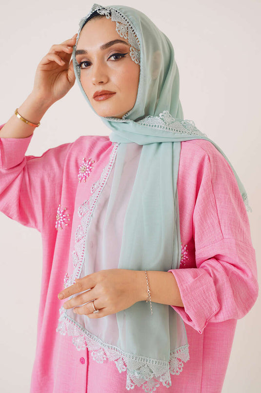 Mawlid Shawl - Mint