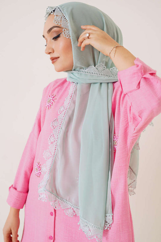 Mawlid Shawl - Mint