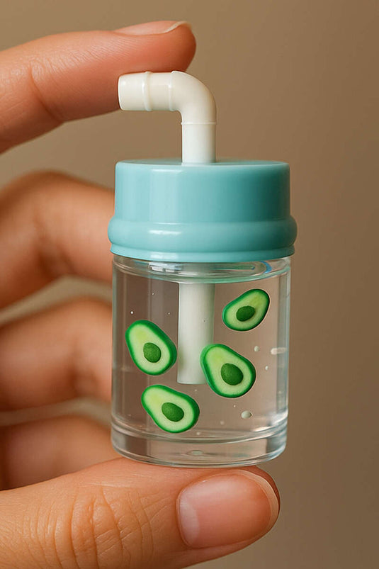 Fruit Patterned Lip Moisturizer with Avocado