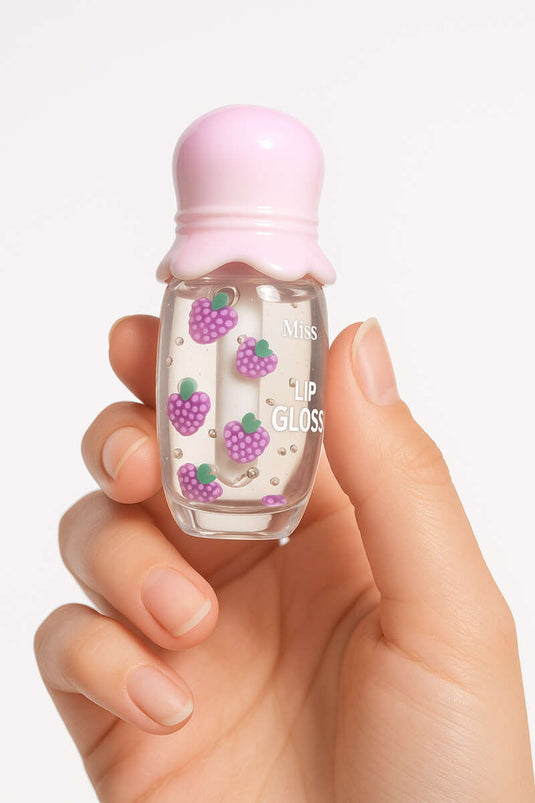 Lipgloss met fruitsmaak (druif)