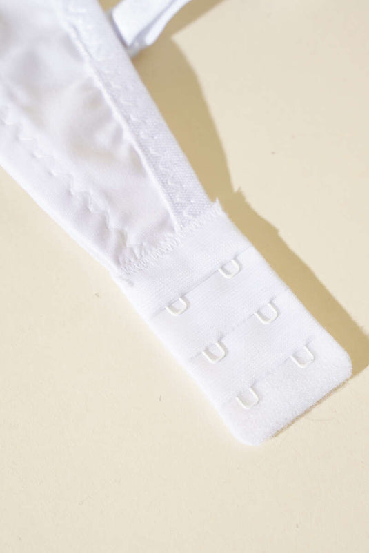 Micro Support Bra White