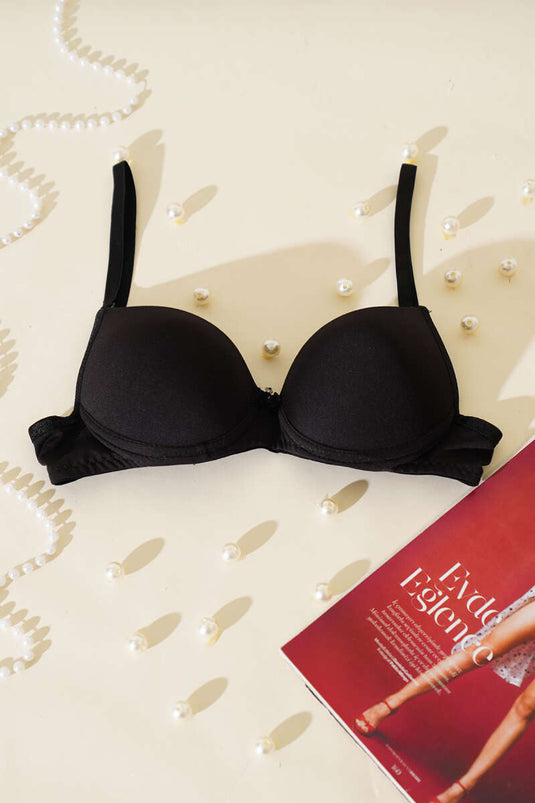 Micro-Padded Bra Black