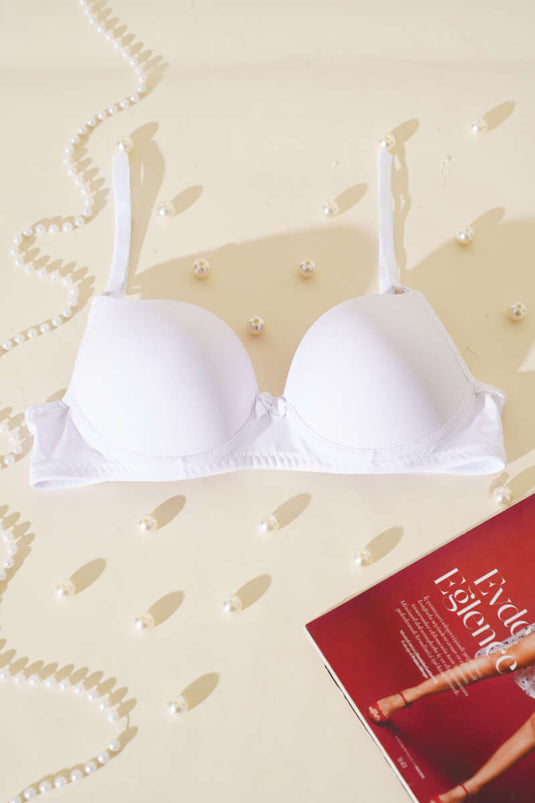 Soutien-gorge micro non rembourré blanc