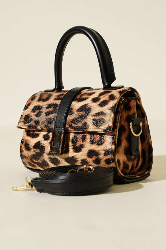 Sac à main magnétique Léopard