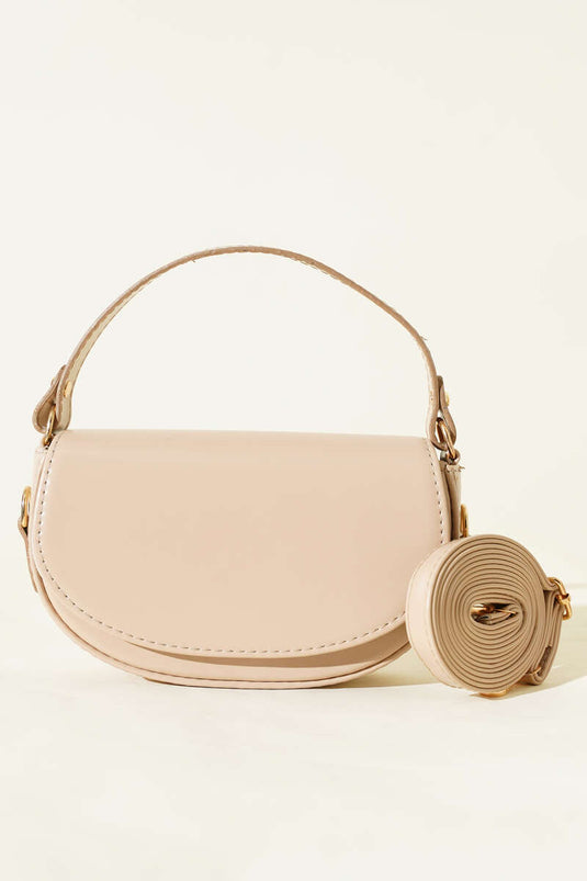 حقيبة يد بيج بيضاوية مغناطيسية