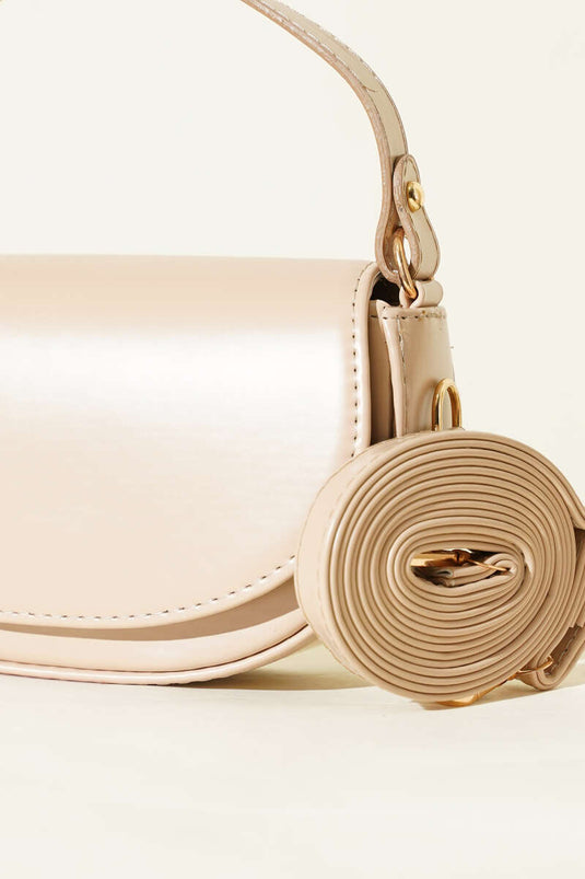 حقيبة يد بيج بيضاوية مغناطيسية