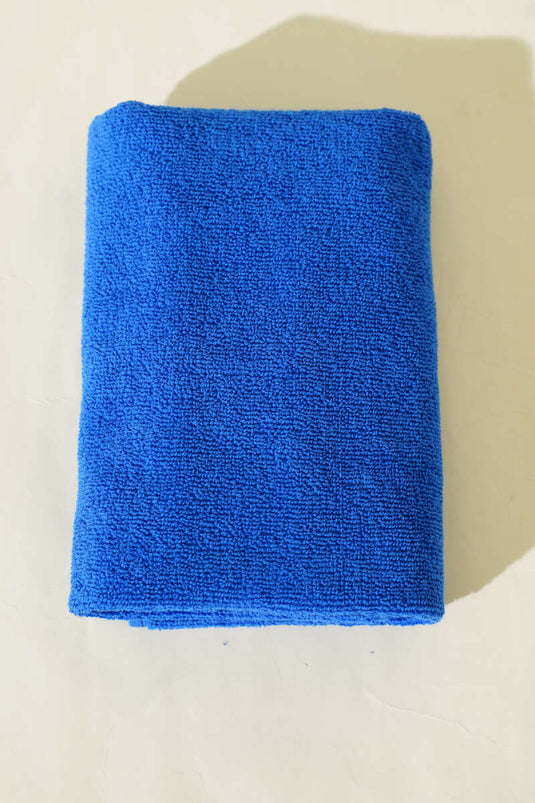 Mikrofiber El Yüz Kuaför Berber Spor Havlusu Mavi