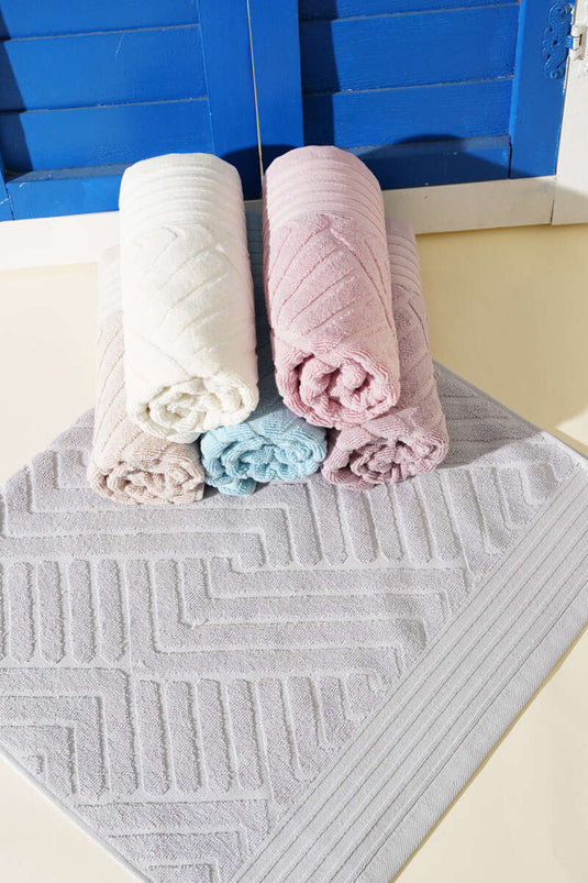 Millennium Hand and Face Towel Gray