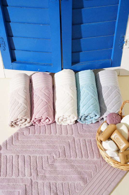 Millennium Hand and Face Towel Lilac