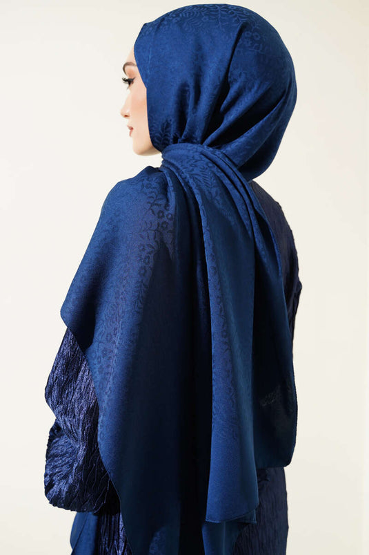 Mini Floral Jacquard Shawl Parliament -02