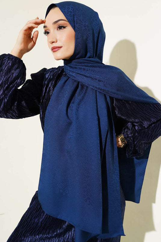 Mini Floral Jacquard Shawl Parliament -02