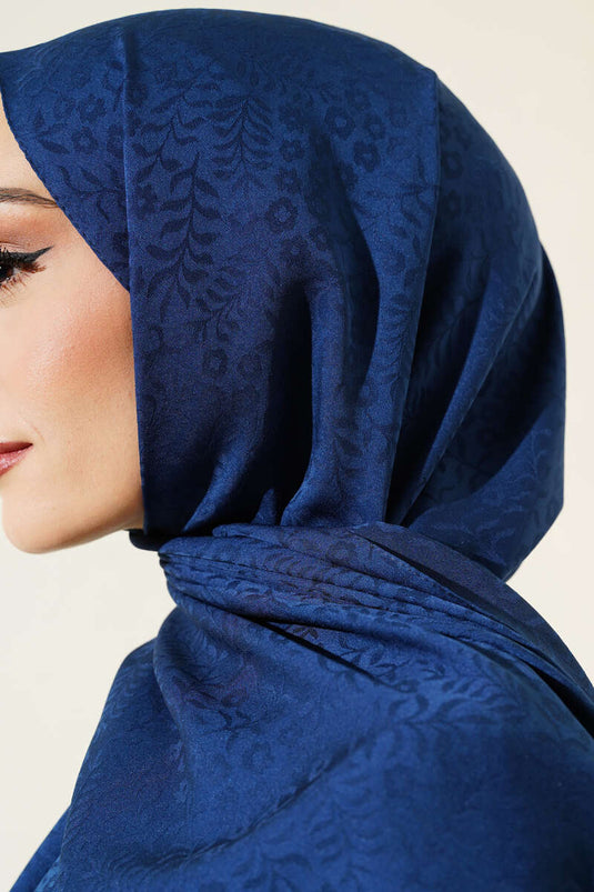 Mini Floral Jacquard Shawl Parliament -02