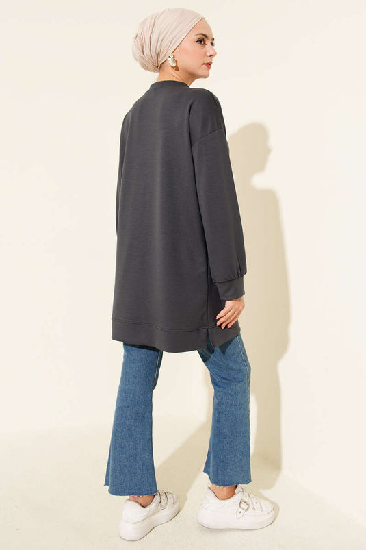 Mini Star Stone Tunic Smoke