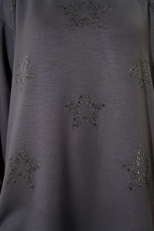 Mini Star Stone Tunic Smoke